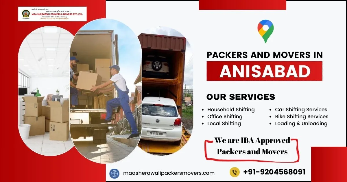 Packers and Movers Anisabad Patna