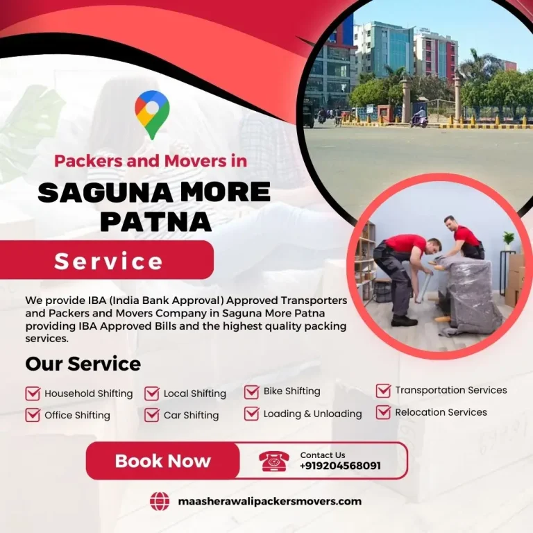 Packers and Movers Saguna More in Patna