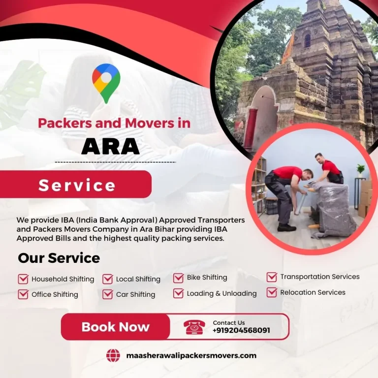 Packers and Movers in Ara