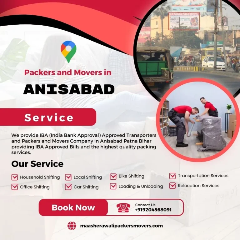 Packers and Movers in Anisabad