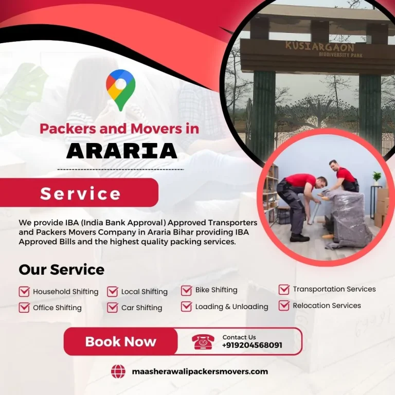Packers and Movers in Araria