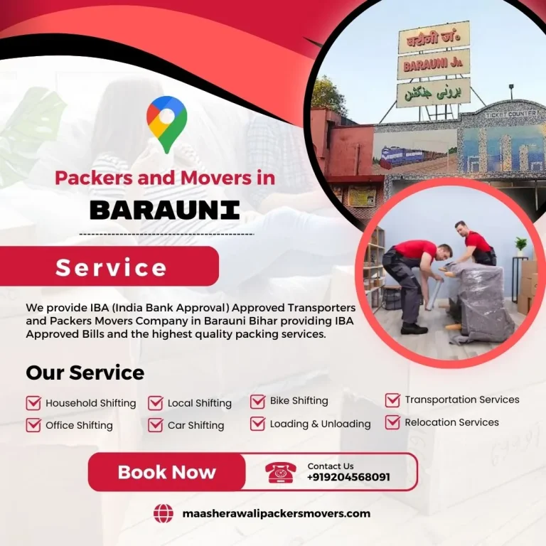 Packers and Movers in Barauni