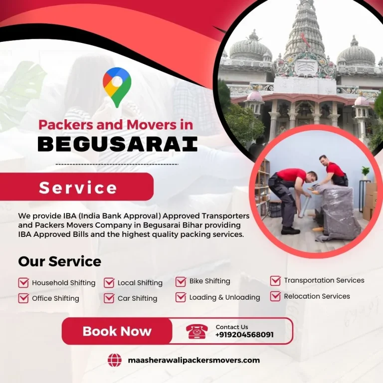 Packers and Movers in Begusarai