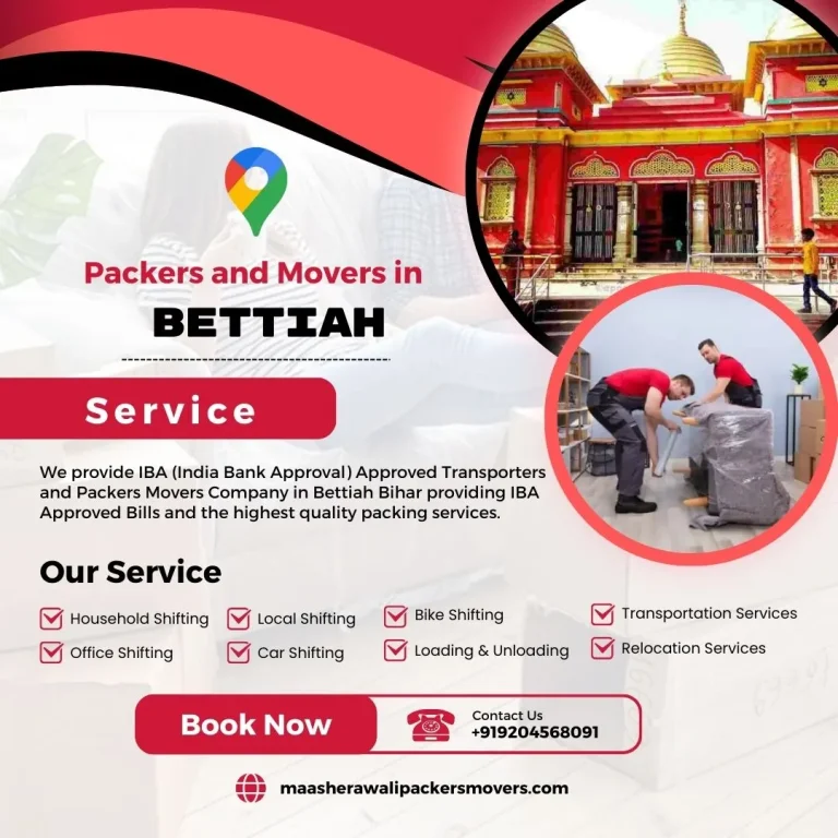 Packers and Movers in Bettiah