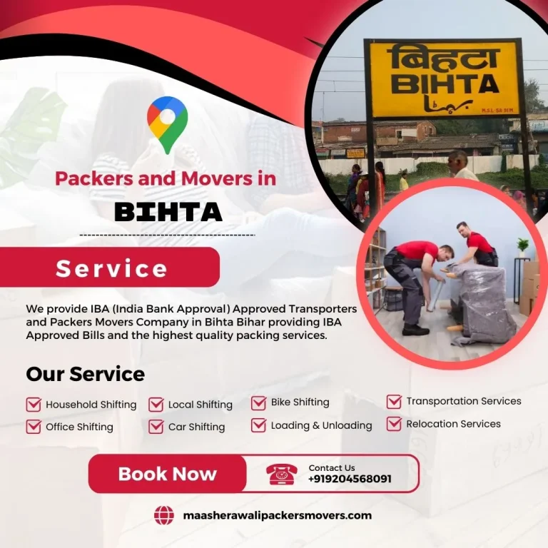 Packers and Movers in Bihta