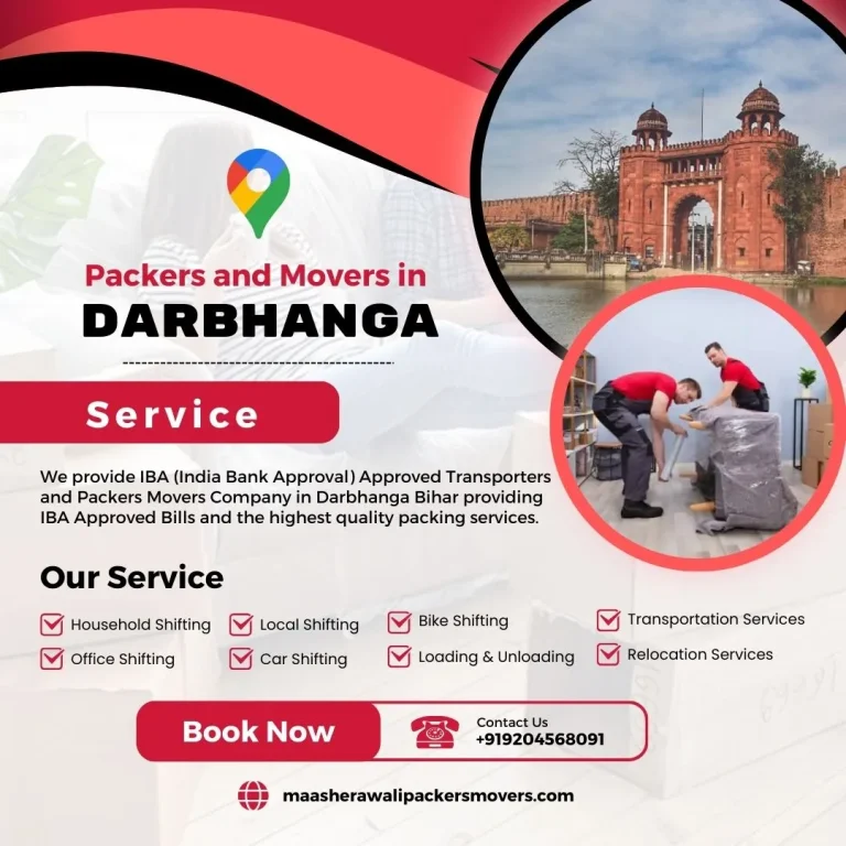 Packers and Movers in Darbhanga