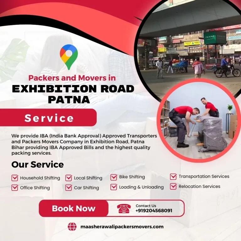 Packers and Movers in Exhibition Road Patna
