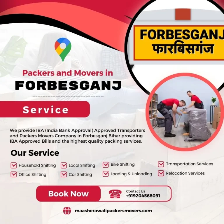 Packers and Movers in Forbesganj