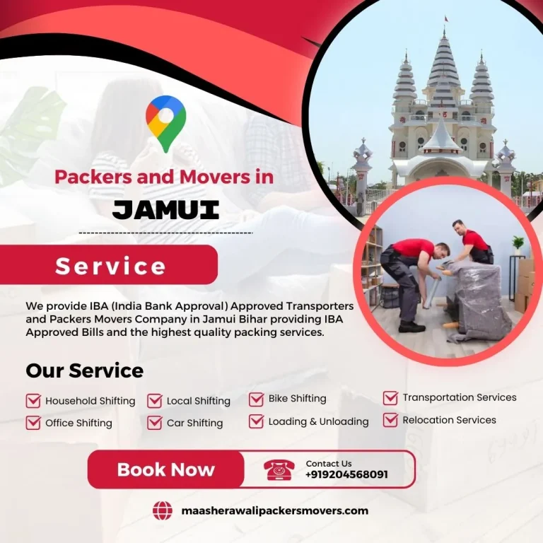 Packers and Movers in Jamui