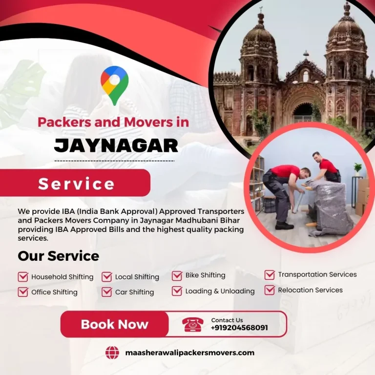 Packers and Movers in Jaynagar