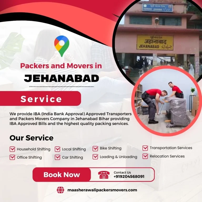 Packers and Movers in Jehanabad