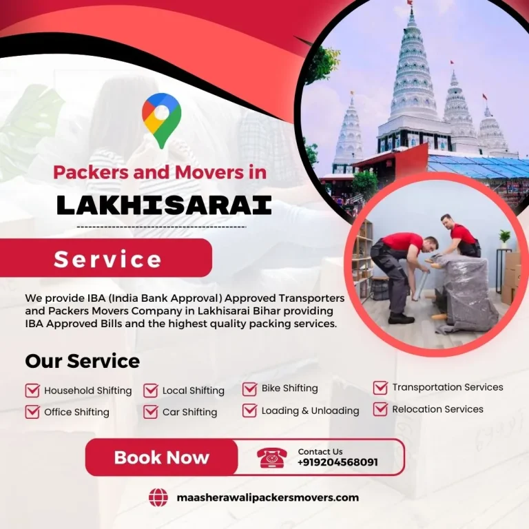 Packers and Movers in Lakhisarai