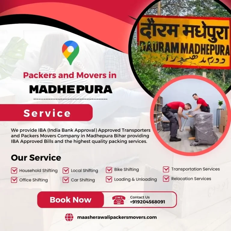Packers and Movers in Madhepura