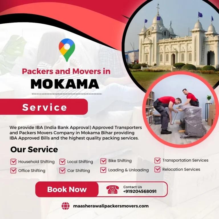 Packers and Movers in Mokama