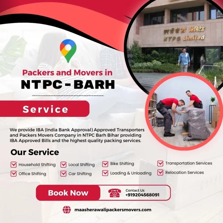 Packers and Movers in NTPC Barh