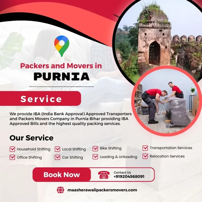 Packers and Movers in Purnia