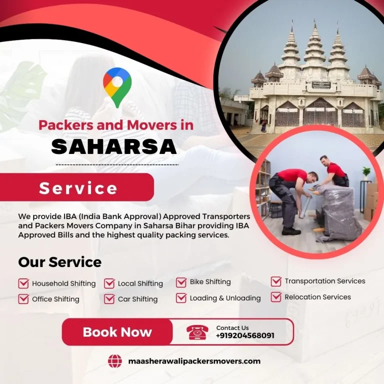 Packers and Movers in Saharsa
