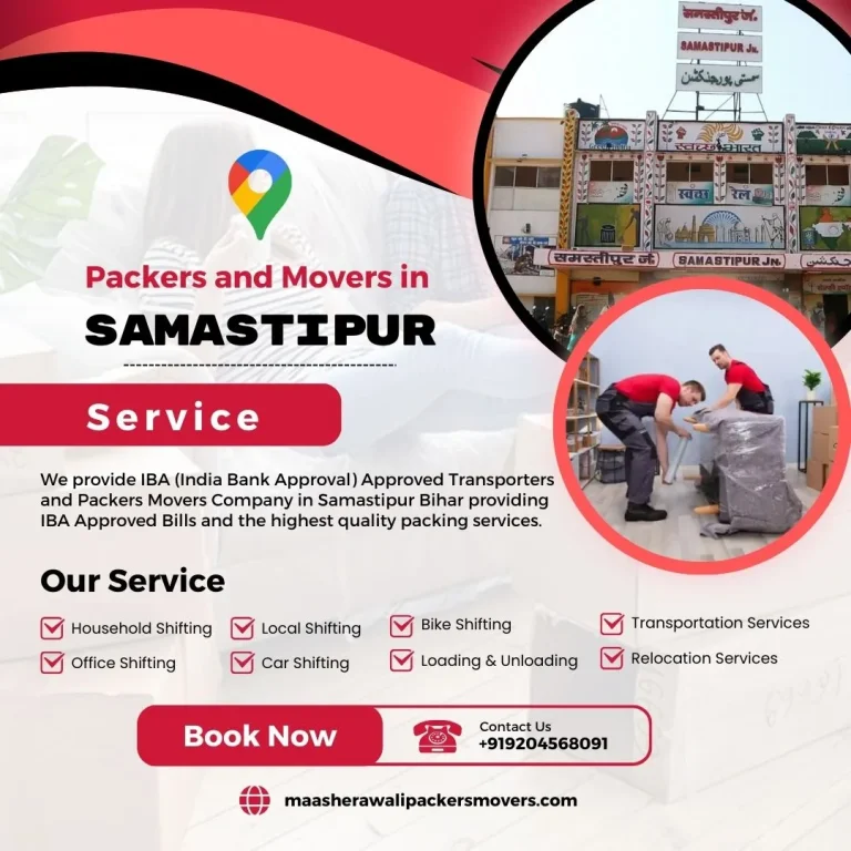 Packers and Movers in Samastipur