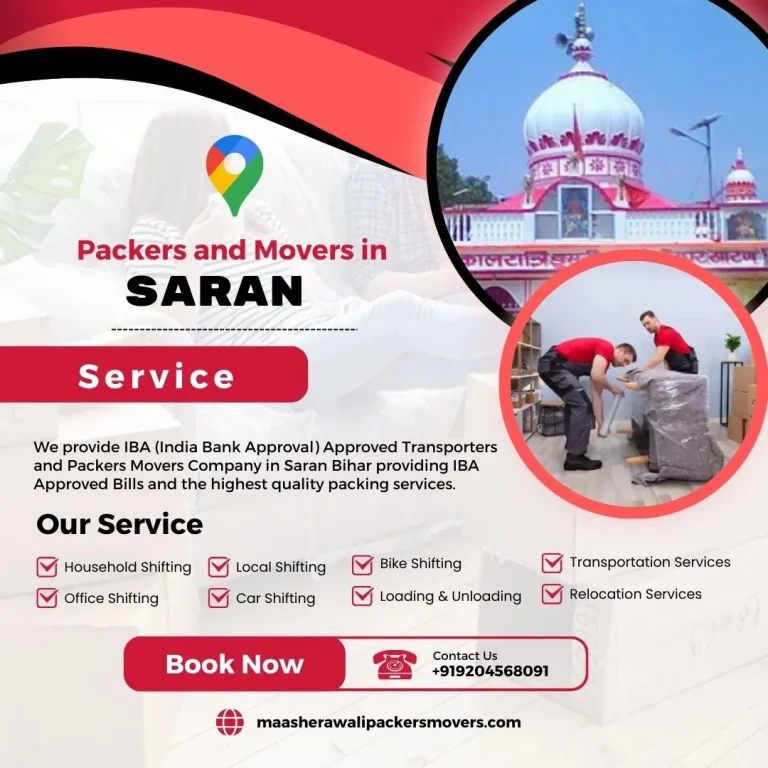 Packers and Movers in Saran