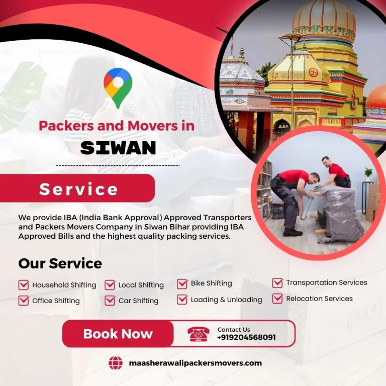 Packers and Movers in Siwan